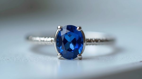 Découvrez les élégantes bagues avec pierre précieuse bleue